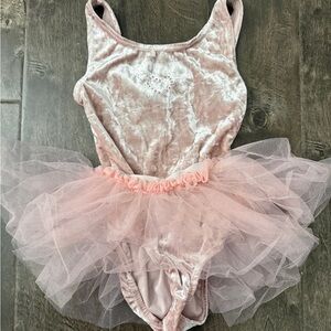 Pink Velvet Kids Ballet Costume